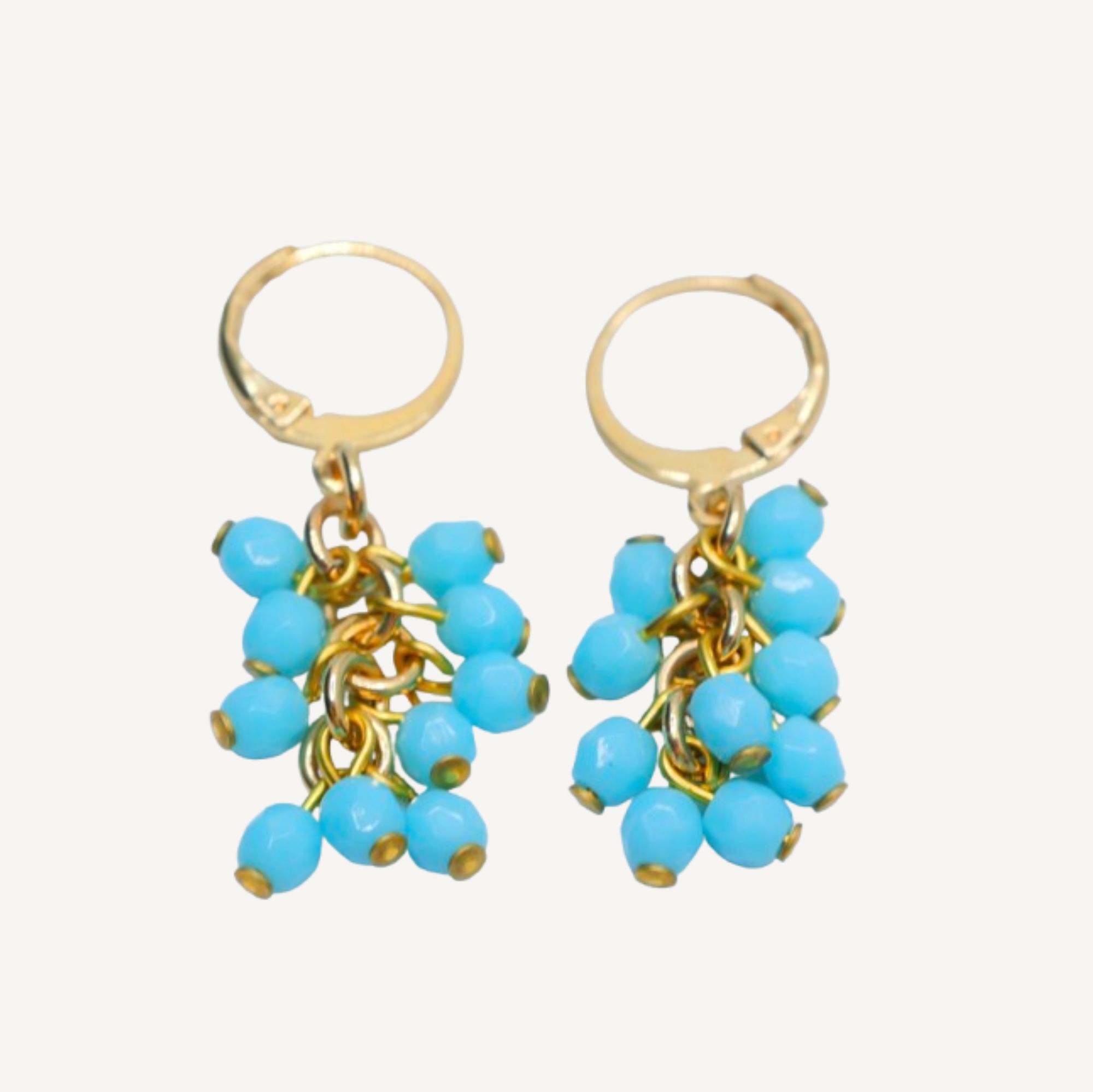 Boucle D'oreille Bleu