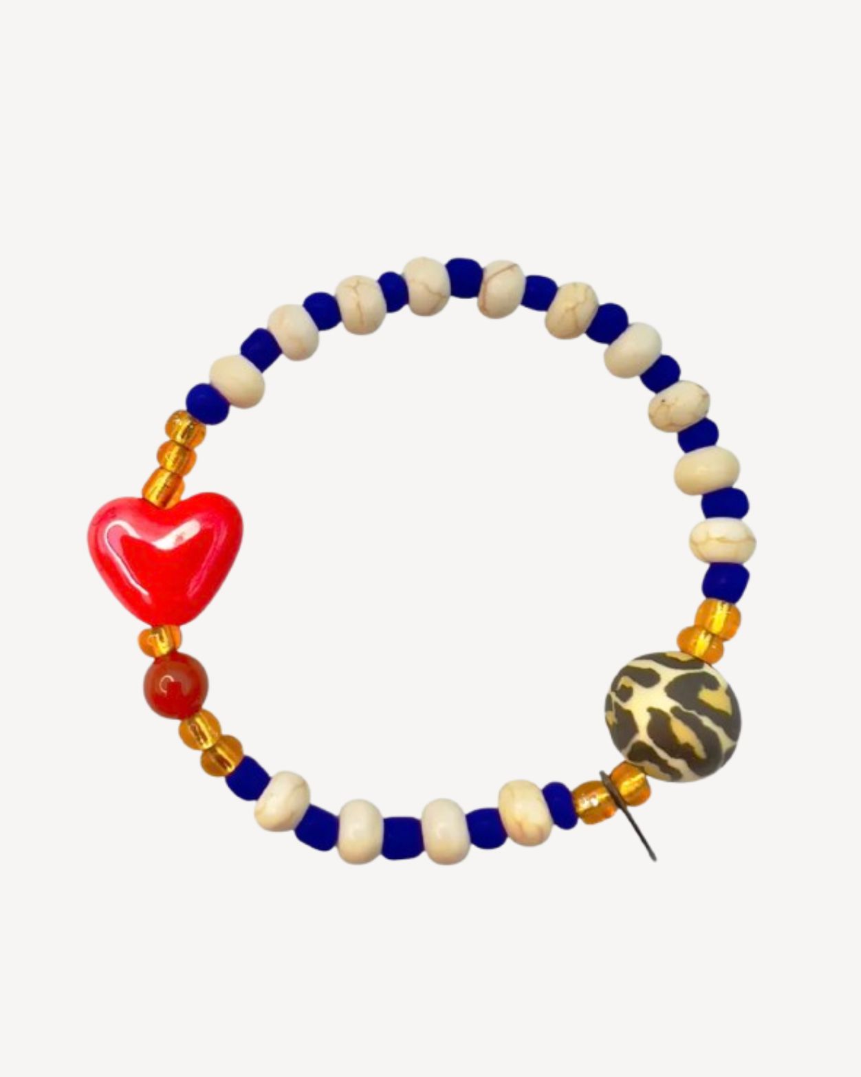 Bracelet simple - rayé coeur