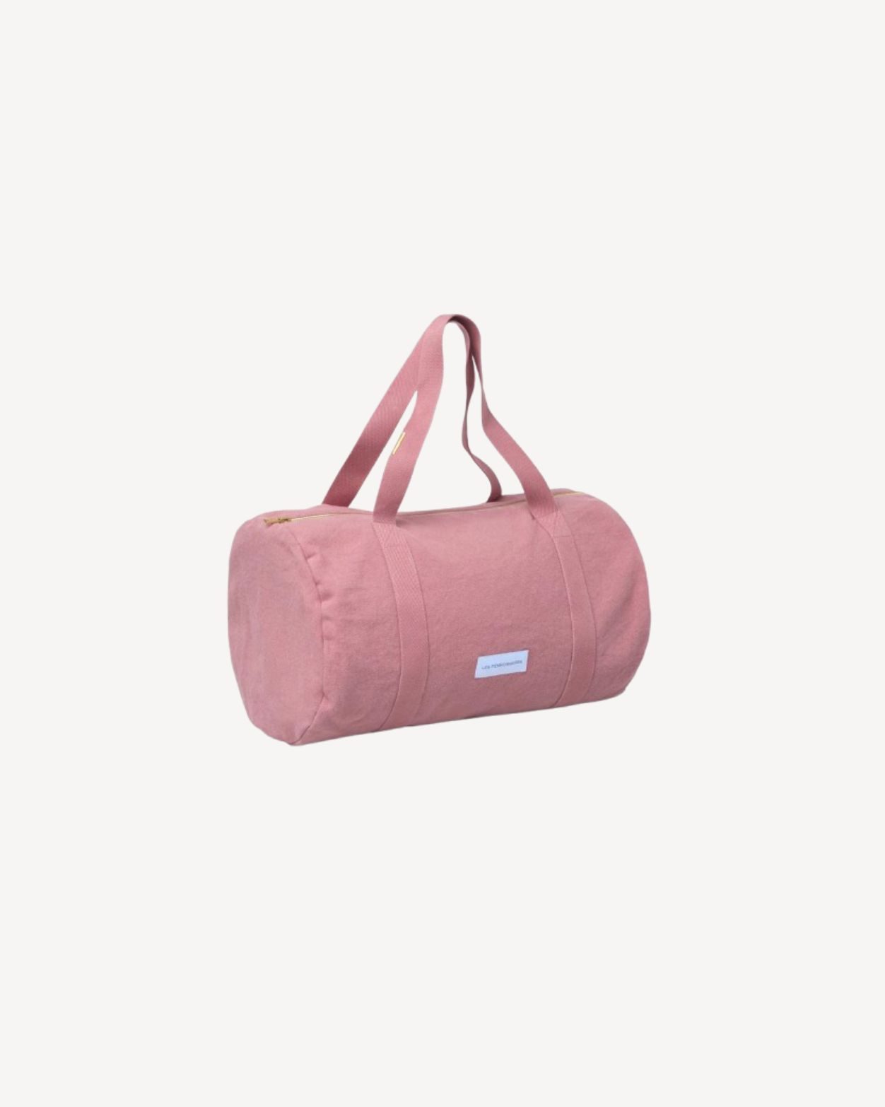 Mini sac bowling en coton bio bois de rose