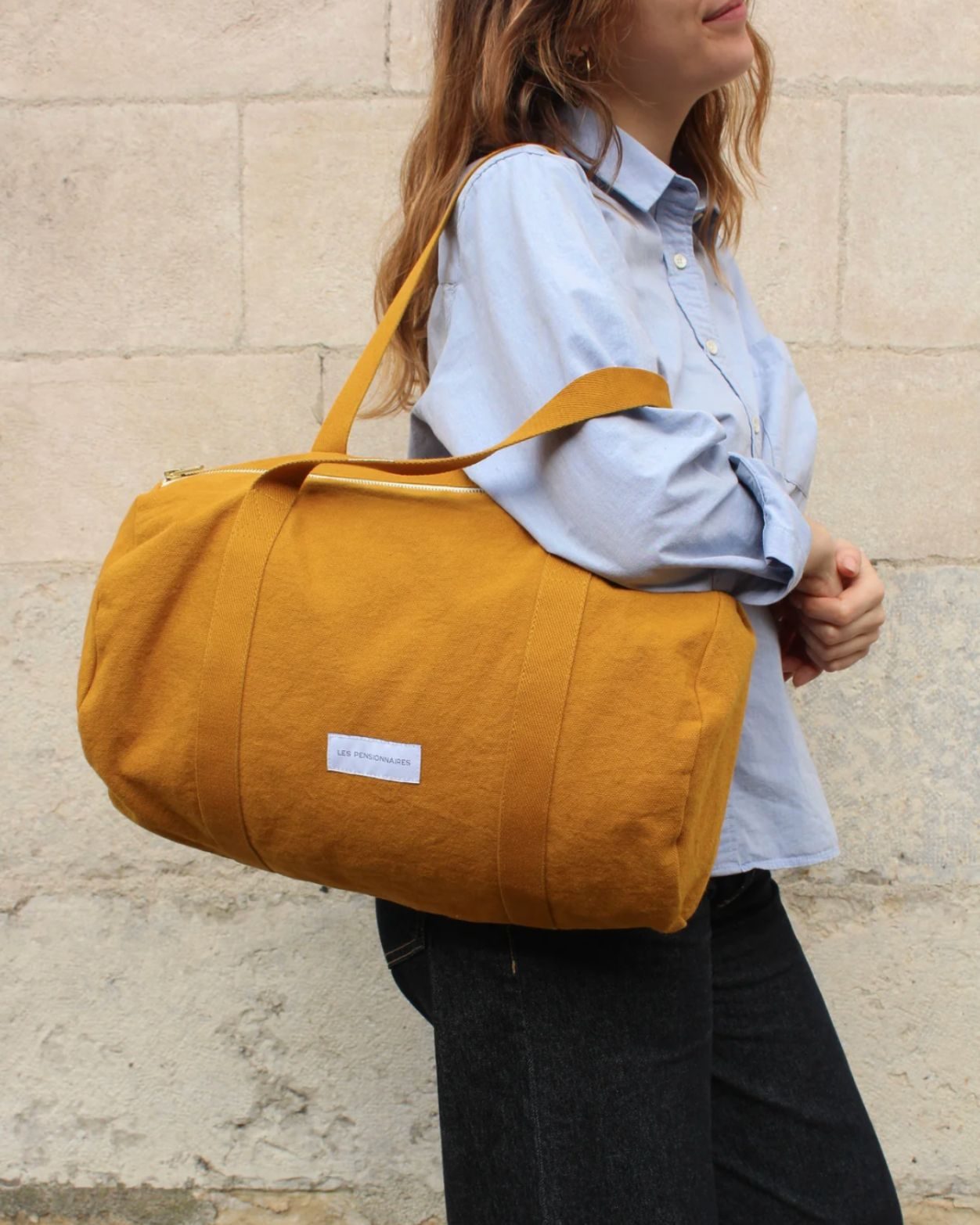 mini bowling jaune moutarde sac