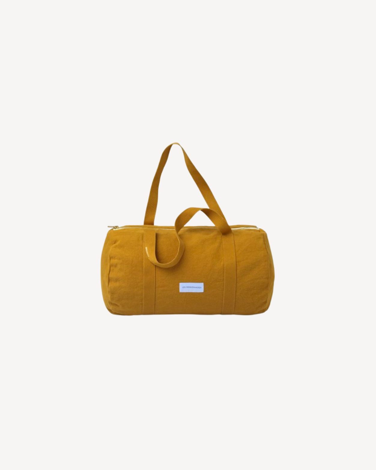 Mini sac bowling en coton bio jaune safran