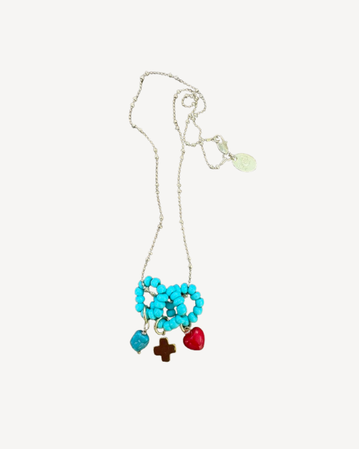 Collier Charmes Turquoises marie depaire, Aparté